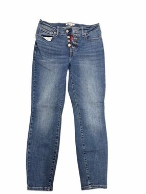 Lucky Brand Medium Wash Skinny Jeans Button Fly Size 6/28